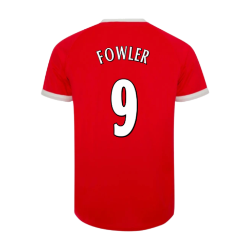 2001-2003 Liverpool Retro Euro Home Shirt (FOWLER 9)