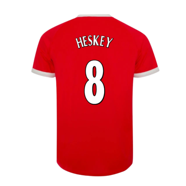 2001-2003 Liverpool Retro Euro Home Shirt (Heskey 8)