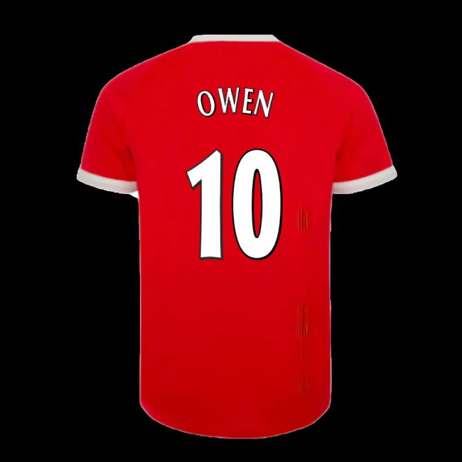2001-2003 Liverpool Retro Euro Home Shirt (Owen 10)