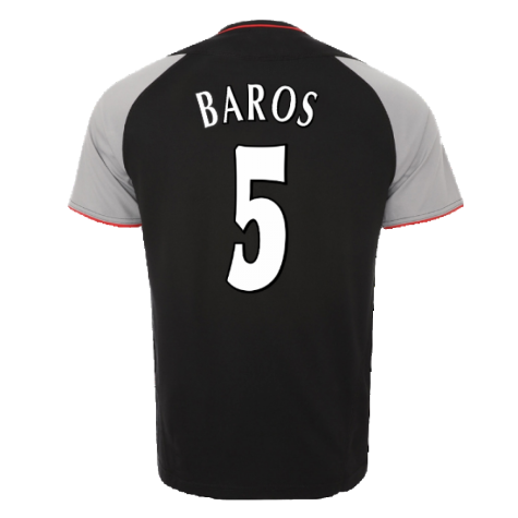 2002-2003 Liverpool Away Retro Shirt (Baros 5)