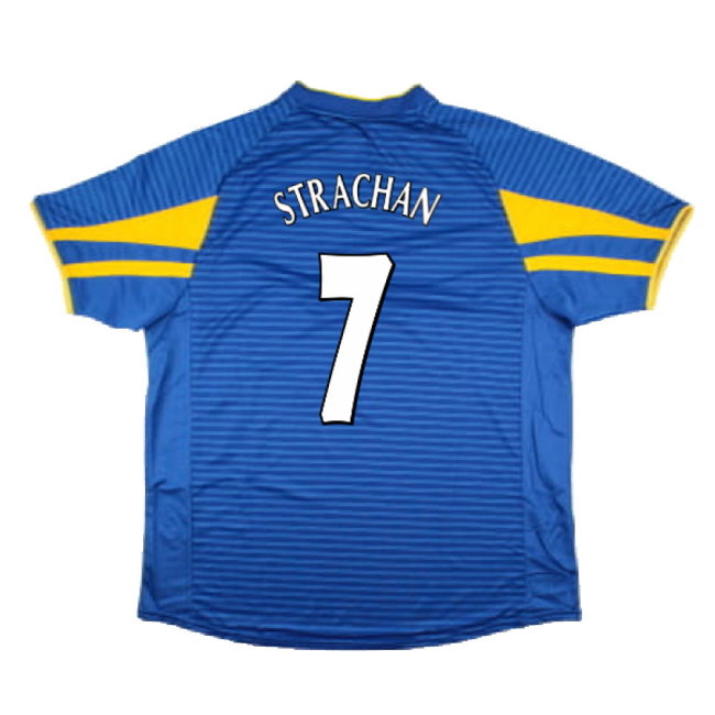 2002 Leeds United Third Retro Shirt (STRACHAN 7)