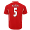 2005-2006 Liverpool Home CL Retro Shirt (Baros 5)