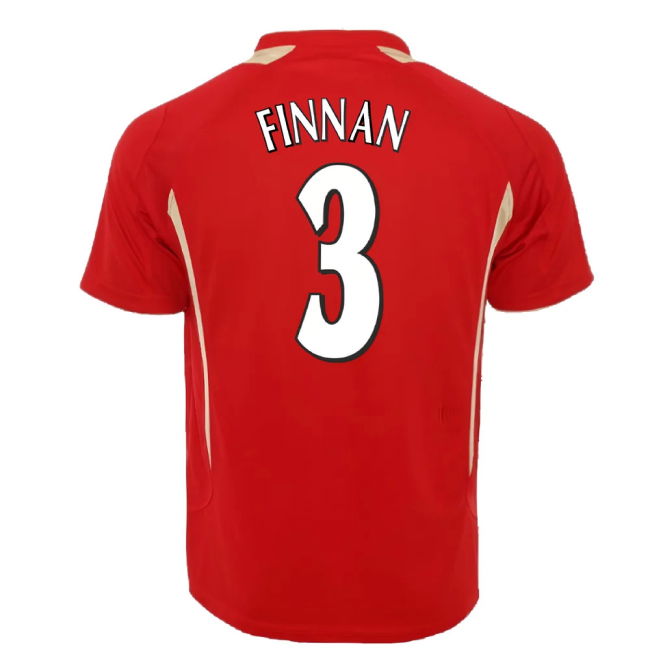 2005-2006 Liverpool Home CL Retro Shirt (Finnan 3)