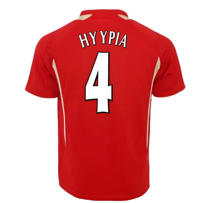 2005-2006 Liverpool Home CL Retro Shirt (HYYPIA 4)