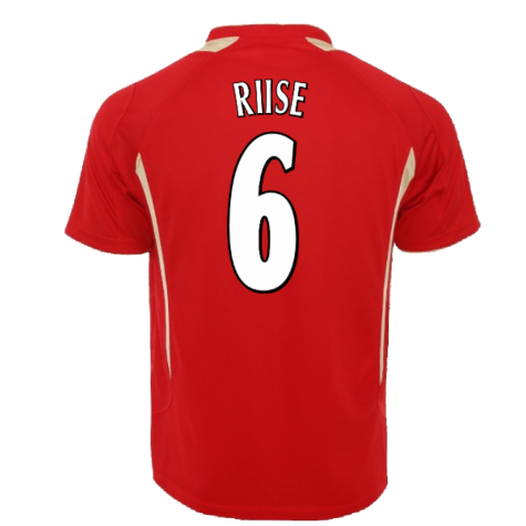 2005-2006 Liverpool Home CL Retro Shirt (Riise 6)
