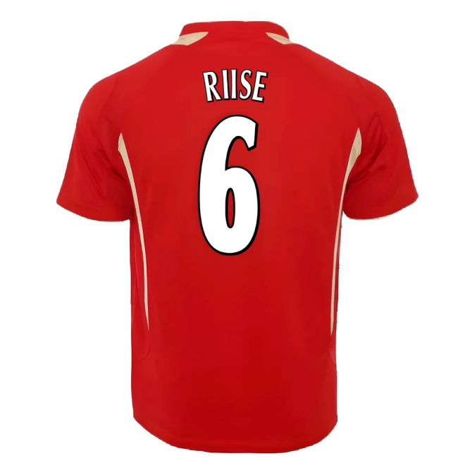 2005-2006 Liverpool Home CL Retro Shirt (Riise 6)