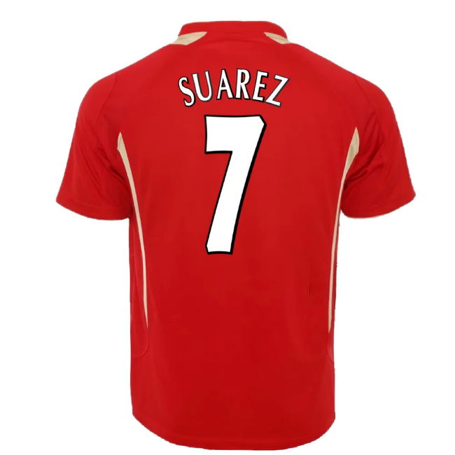 2005-2006 Liverpool Home CL Retro Shirt (SUAREZ 7)