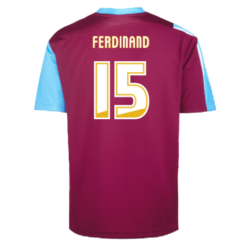 2005 West Ham Home Play Off Final Shirt (Ferdinand 15)