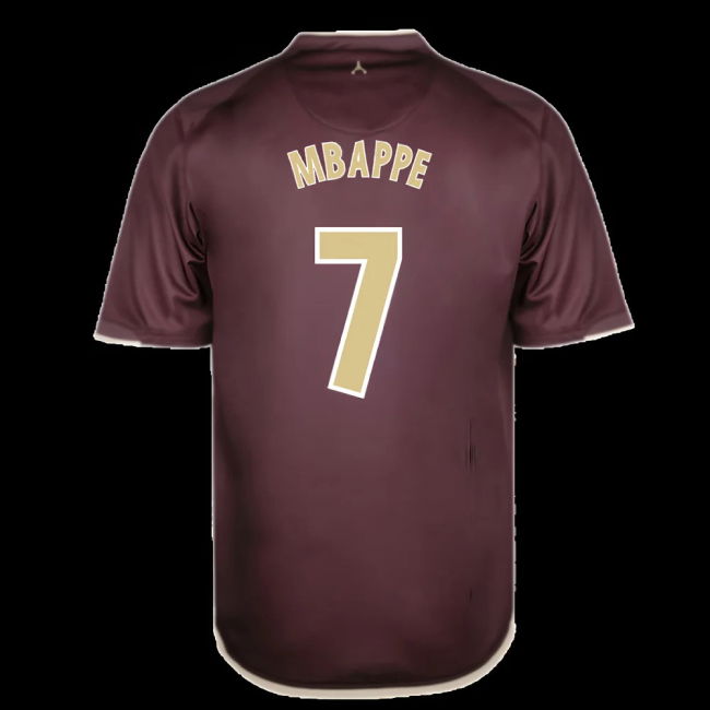 2006-2007 PSG Away Retro Shirt (MBAPPE 7)