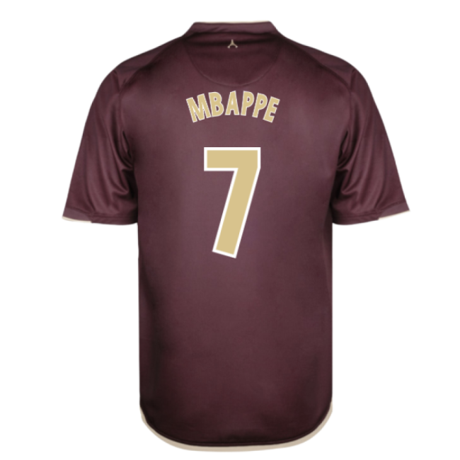 2006-2007 PSG Away Retro Shirt (MBAPPE 7)