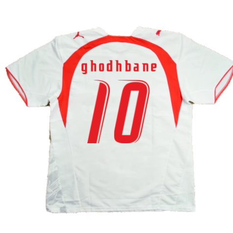 2006-2007 Tunisia Home Shirt (GHODHBANE 10)