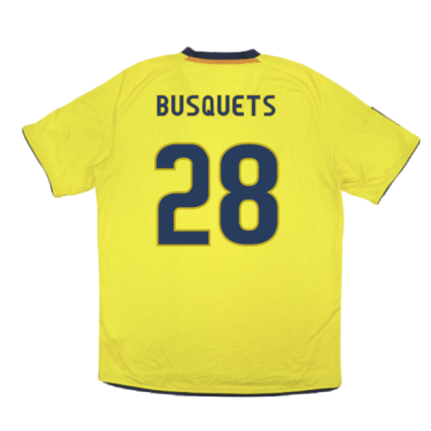 2008-2009 Barcelona Away Shirt (Kids) (Busquets 28)