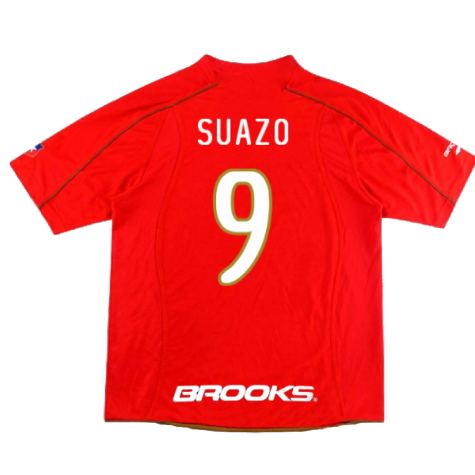 2010-2011 Chile Home Shirt (SUAZO 9)