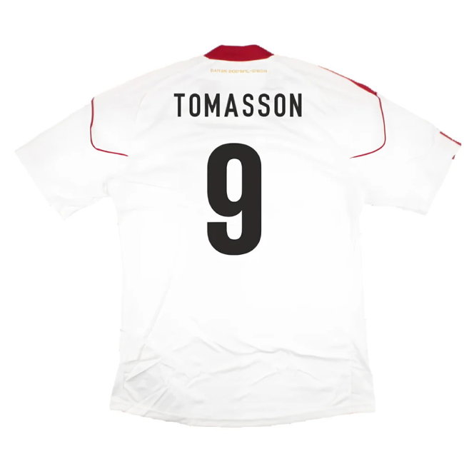 2010-2011 Denmark Away Shirt (Tomasson 9)