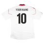 2010-2011 Denmark Away Shirt (Your Name)