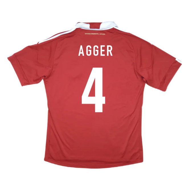 2010-2011 Denmark Home Shirt (Agger 4)