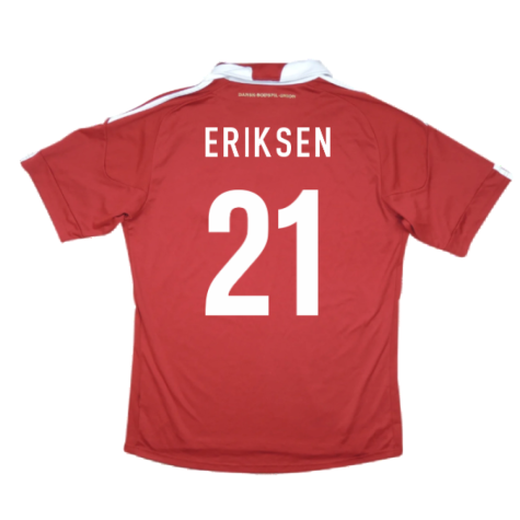 2010-2011 Denmark Home Shirt (Eriksen 21)