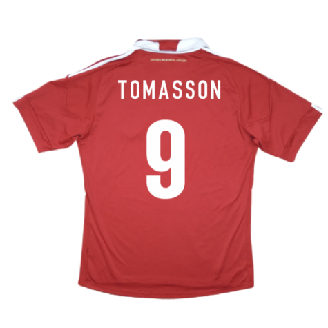 2010-2011 Denmark Home Shirt (Tomasson 9)