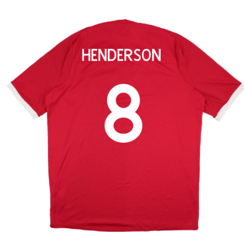 2010-2011 England Away Shirt (HENDERSON 8)