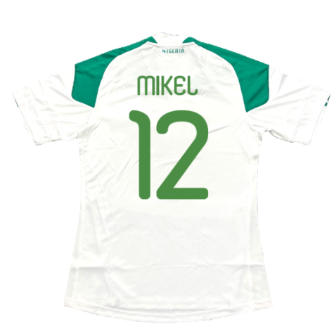 2010-2011 Nigeria Away Shirt (Mikel 12)