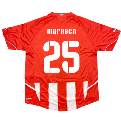 2010-2011 Olympiakos Home Shirt (Maresca 25)
