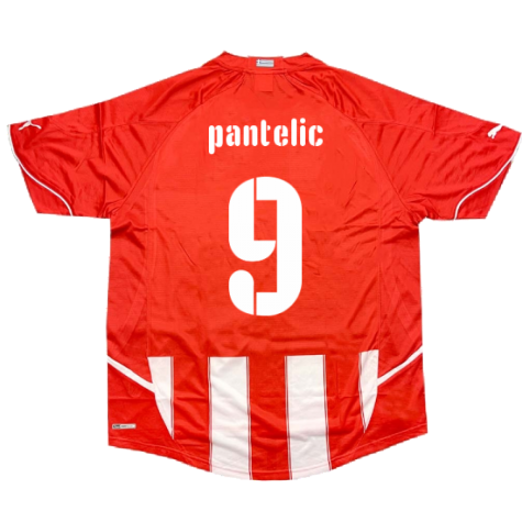 2010-2011 Olympiakos Home Shirt (Pantelic 9)