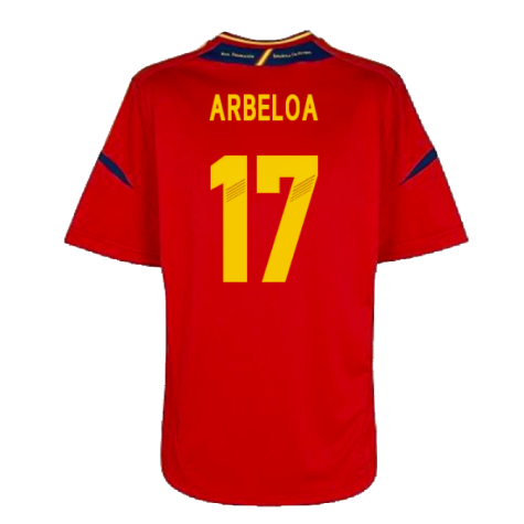 2012-2013 Spain Home Shirt (Arbeloa 17)