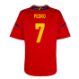 2012-2013 Spain Home Shirt (Pedro 7)