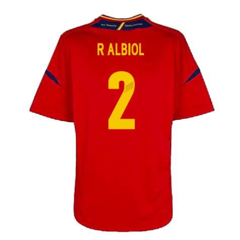2012-2013 Spain Home Shirt (R Albiol 2)