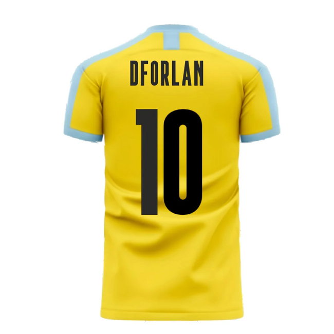 Uruguay 2025-2026 Away Concept Football Kit (Libero) (D FORLAN 10)