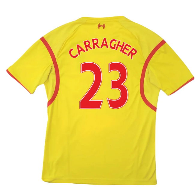2014-15 Liverpool Warrior Away Shirt (Mint) (Carragher 23)