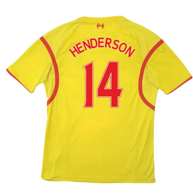 2014-15 Liverpool Warrior Away Shirt (Mint) (HENDERSON 14)