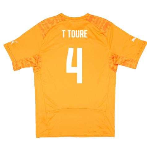 2014-2015 Ivory Coast Home Shirt (T Toure 4)
