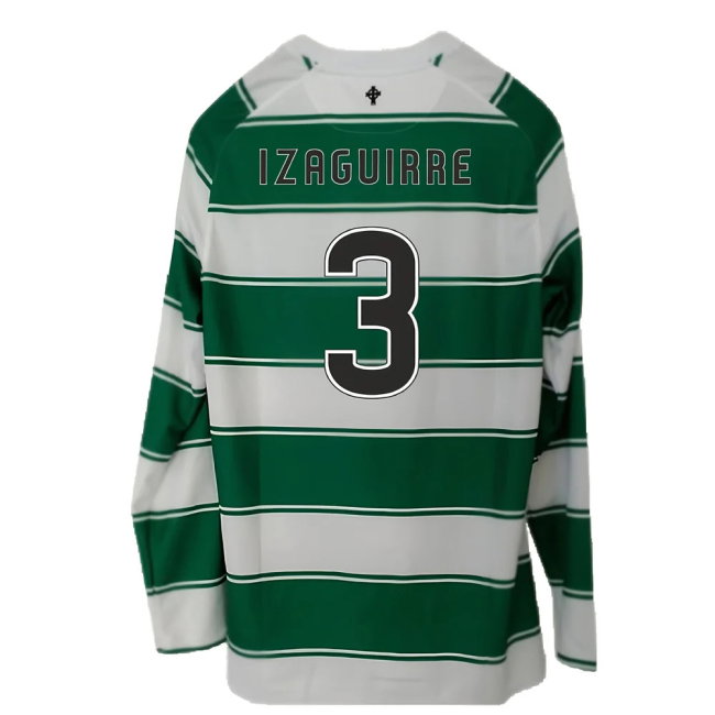 Celtic 2015-16 Long Sleeve Home Shirt (3XL) (Excellent) (Izaguirre 3)