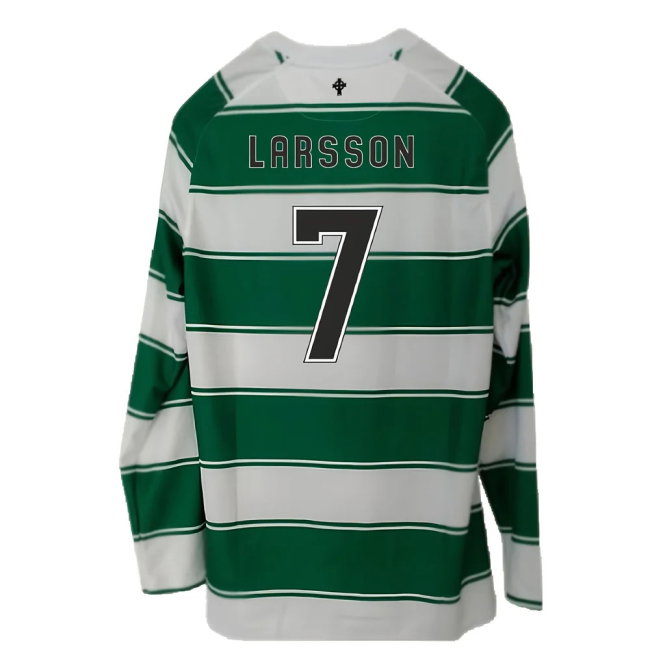 Celtic 2015-16 Long Sleeve Home Shirt (3XL) (Excellent) (Larsson 7)