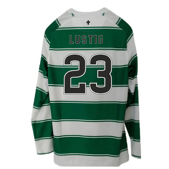 Celtic 2015-16 Long Sleeve Home Shirt (3XL) (Excellent) (Lustig 23)