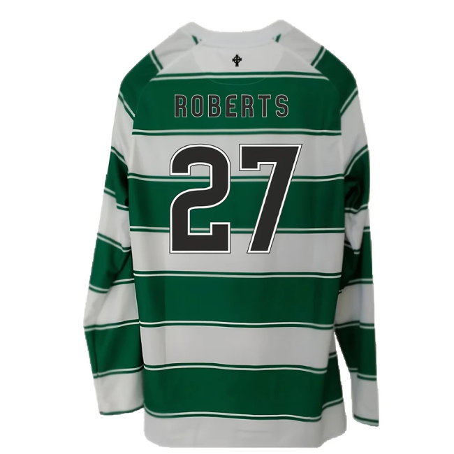 Celtic 2015-16 Long Sleeve Home Shirt (3XL) (Excellent) (Roberts 27)