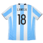 2016-2017 Argentina Home Shirt (Lamela 18)
