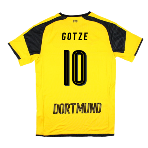 2016-2017 Borussia Dortmund International Home Shirt (Gotze 10)