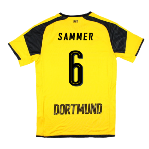2016-2017 Borussia Dortmund International Home Shirt (Sammer 6)