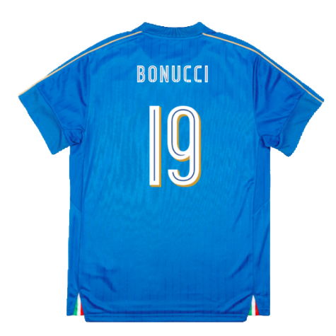 2016-2017 Italy Home Shirt (Bonucci 19)