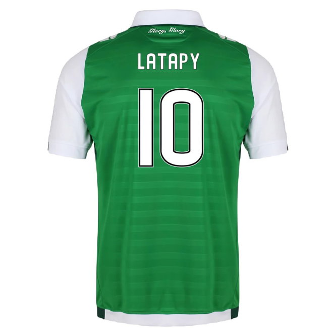 2017-18 Hibernian Home Shirt (XL) (Excellent) (Latapy 10)