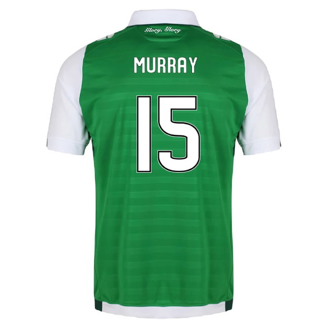2017-18 Hibernian Home Shirt (XL) (Excellent) (Murray 15)