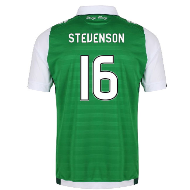2017-18 Hibernian Home Shirt (XL) (Excellent) (Stevenson 16)