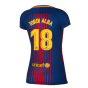 2017-2018 Barcelona Home Shirt (Womens) (Jordi Alba 18)