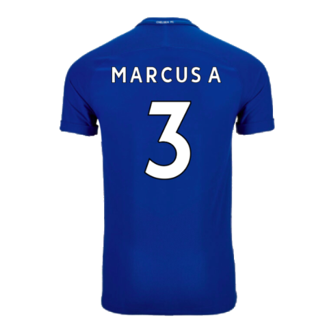 2017-2018 Chelsea Home Shirt (Marcus A 3)