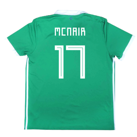 2017-2018 Northern Ireland Home Shirt ((Very Good) L) (McNair 17)