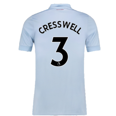 2017-2018 West Ham Third Shirt (Cresswell 3)