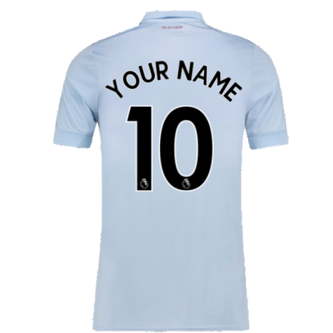 2017-2018 West Ham Third Shirt (Your Name)