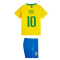 2018-2019 Brazil Little Boys Home Kit (Zico 10)